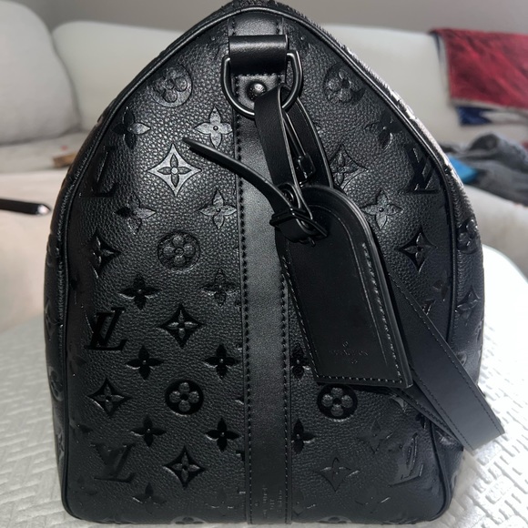 Louis Vuitton Keepall Bandouliere 50 Monogram Shadow Black - Picture 5 of 10